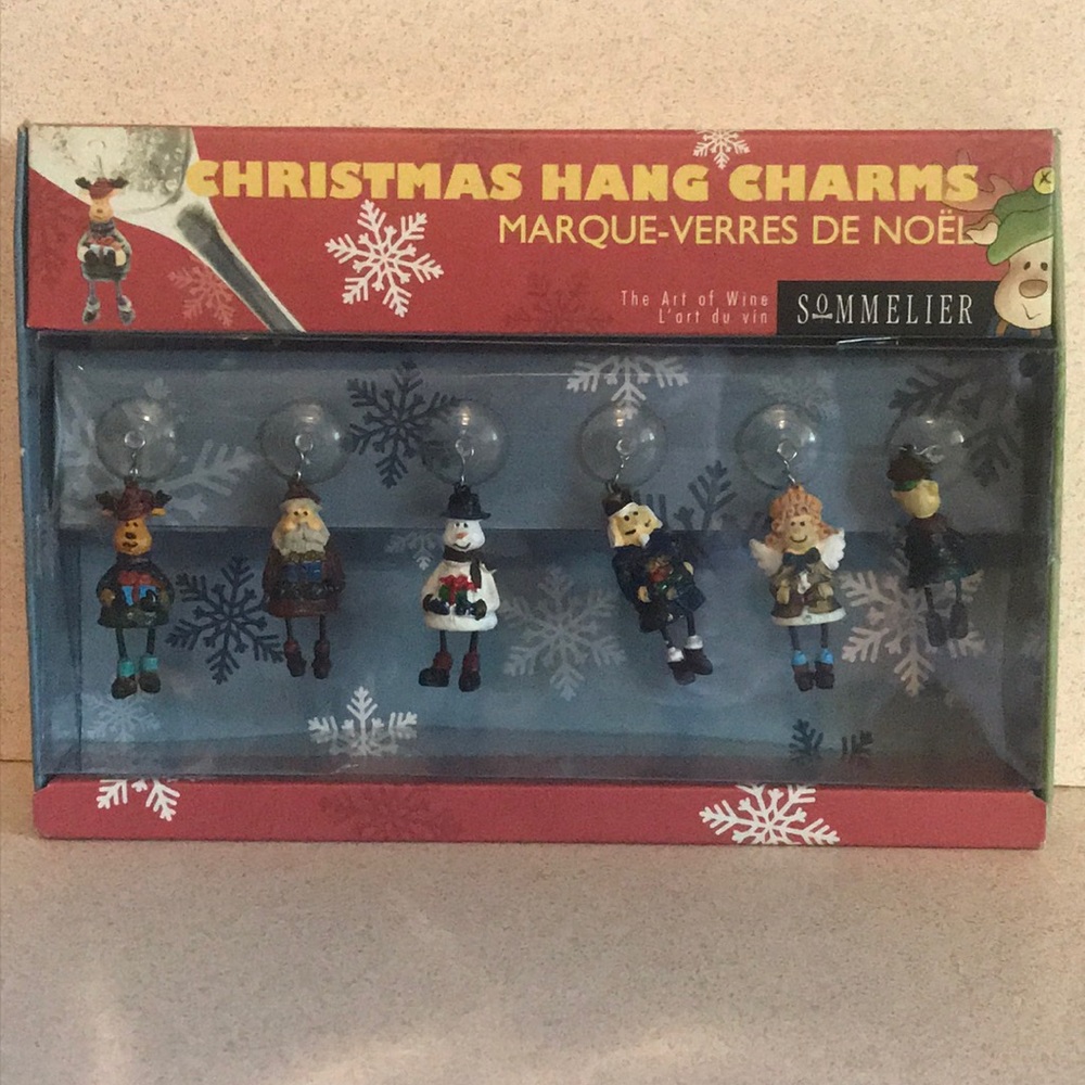 Christmas Wine Glass Charms